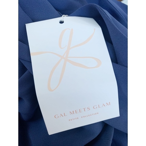 NWT Gal Meets Glam Sandra Maxi Dress K0321M Color Sea - Picture 10 of 14